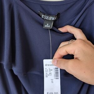 Roz & ALI new with tags navy blue jumpsuit